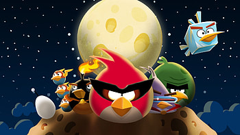 Angry Birds Space , Galactic scenery, Cosmic adventures, Bird characters HD wallpaper
