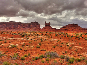 Landscape, Nature, Clouds, Rocks, Field HD wallpaper