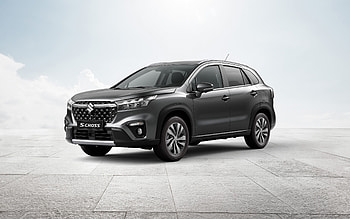 2022, Suzuki S-Cross, , front view, exterior, new gray S-Cross, crossover, S-Cross 2022, Japanese cars, Suzuki HD wallpaper