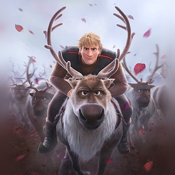 Sven, Frozen Animation, Android , Kristoff HD phone wallpaper
