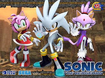 silver,amy,and blaze, silver, video games, blaze, amy HD wallpaper