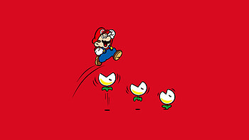 Super Mario — Bold Red Jump, Super Mario HD wallpaper