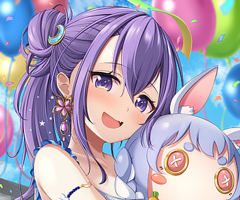 Moona Hoshinova, hololive, Moona Hoshinova, Anime, Virtual Youtuber HD wallpaper
