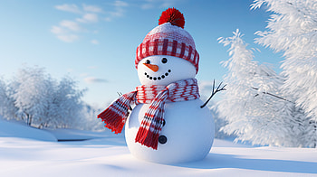 snowman HD wallpaper
