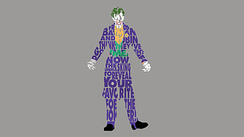 Joker Typography , joker, typography, artwork, artist, digital-art, typography, superheroes HD wallpaper