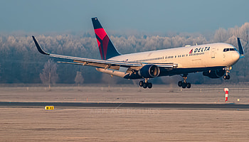 Delta Air Lines, Boeing 767-300ER, Munich airport, Aviation graphy HD wallpaper