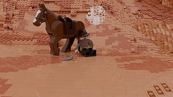 Lego Cowboy Western by Ar4na_, lego, western HD wallpaper