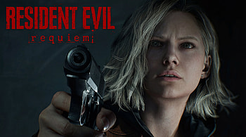 Resident Evil Requiem - Grace Ashcroft Custom Game Logo, Resident Evil Requiem, Grace Ashcroft, Capcom, Video Game, Horror HD wallpaper