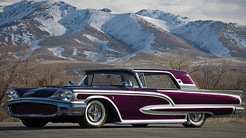 1958 T-Bird, ford, thunderbird, luxury, cars HD wallpaper