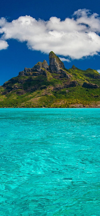 Mount Otemanu, Tahiti HD phone wallpaper