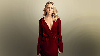 Gorgeous, Saoirse Ronan, red dress HD wallpaper