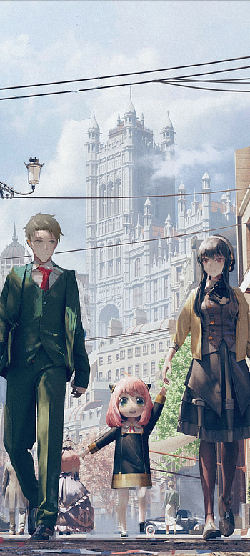 Spy x Family, forger, ania, anya, girl, loid, yor, anime HD phone wallpaper