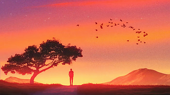 I Belong With You Only, alone, artist, artwork, digital-art HD wallpaper
