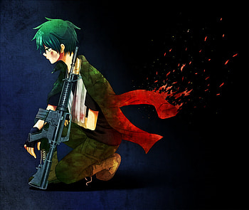 remember, flippy, gun, happy tree friends, red HD wallpaper