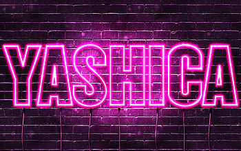 Happy Birtay Yashica, , pink neon lights, Yashica name, creative, Yashica Happy Birtay, Yashica Birtay, popular japanese female names, with Yashica name, Yashica HD wallpaper