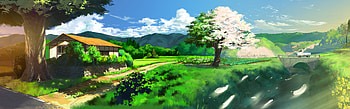 .wiki-Screen-Anime-Dual-Monitor-PIC-WPC0012413 HD wallpaper