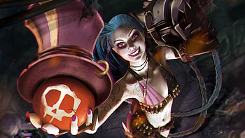 jinx lol | jinx bomb girl league of legends game and HD wallpaper