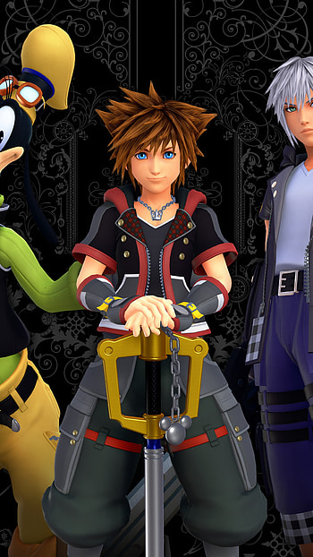Kingdom Hearts 3 characters, , Epic battles, Heart-shaped worlds HD phone wallpaper