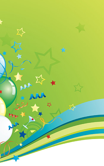 Birtay party balloons, Green background, Happy birtay , Imaginative decor HD phone wallpaper