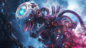 Sci-Fi: Robotic Organism Masterpiece, Sci Fi, robotic organism, futuristic, space, technology HD wallpaper