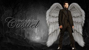 Castiel HD wallpaper