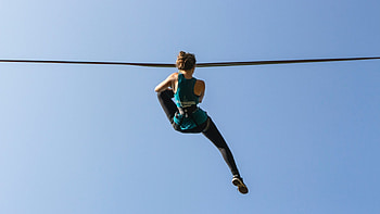 Defying gravity with slacklining, Fearless women, Breaking stereotypes, Empowering movement HD wallpaper