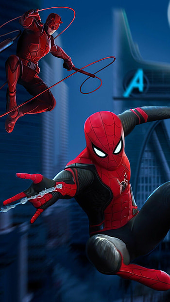 Spider-Man and Daredevil, Marvel Heroes HD phone wallpaper