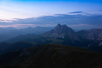 Landscape, Nature, Mountains, Twilight, Fog, Dusk, Mountain Range HD wallpaper