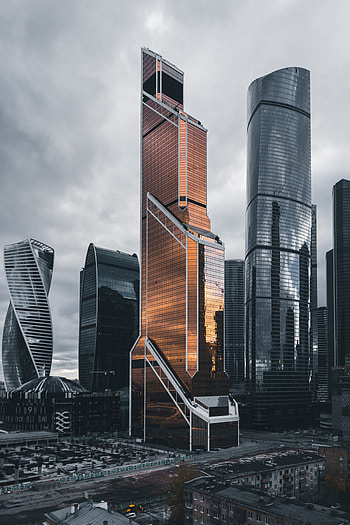 Cities, Architecture, Moskow, Skyscrapers, Russia, Moscow City HD phone wallpaper