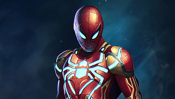 Spider Man New Armor , spiderman, superheroes, artwork, artist HD wallpaper