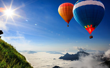 А walk over the clouds, clouds, sky, nature, walk HD wallpaper