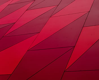 An abstract geometric pattern with red triangles, perfect for modern design needs. HD wallpaper
