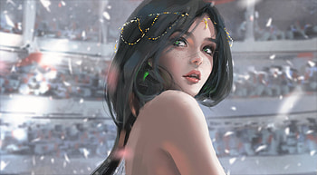 Aeolian By Wlop, fantasy-girls, girls, deviantart HD wallpaper