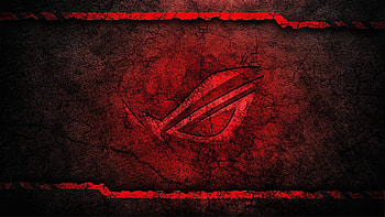 asus rog republic of gamers logo grunge background HD wallpaper