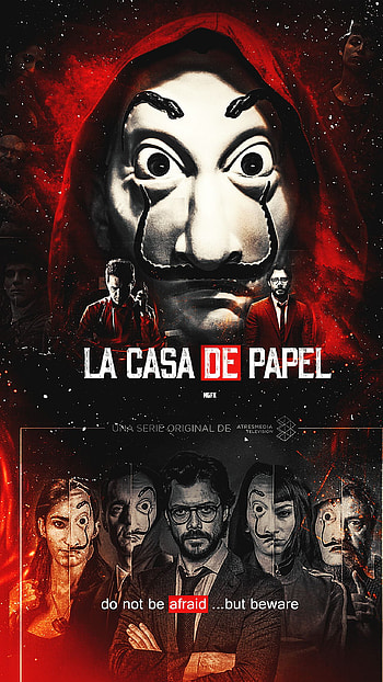 Team la casa de papel, money heist, la casa de papel HD phone wallpaper