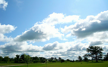 View from my yard , clouds, summer, sky, graph HD wallpaper