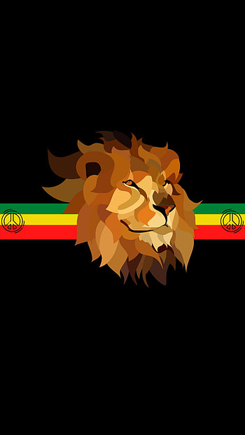Lion of Zion, jah, rastafari, jamaica, reggae HD phone wallpaper