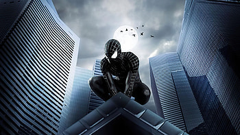 I Dont Sleep On Dark Nights, spiderman, superheroes, artist, artwork, digital-art HD wallpaper