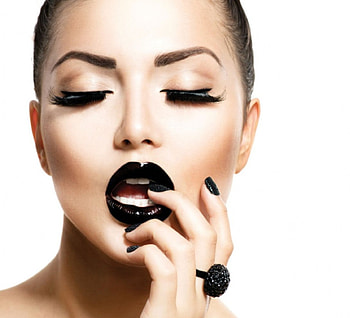 :), lady, black, model, subbotina anna, beauty HD wallpaper