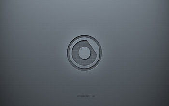 Nicky Romero logo, gray creative background, Nicky Romero emblem, gray paper texture, Nicky Romero, gray background, Nicky Romero 3d logo HD wallpaper