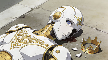 Broken Majesty — Sci‑Fi Robot, Sci Fi, Android, Crown HD wallpaper