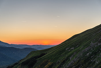 Nature, Sky, Relief, Hills, Slope HD wallpaper