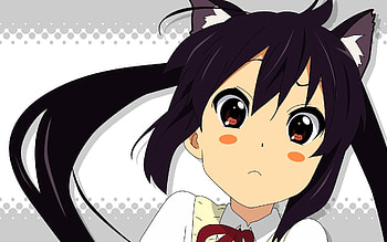 Anime, Girl, Brunette, Surprise, Astonishment HD wallpaper