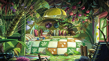 The Secret World of Arrietty, background, Studio Ghibli masterpiece, Animated adventure HD wallpaper