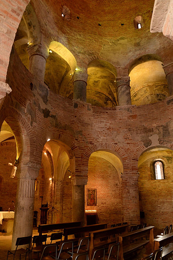 Rotonda di San Lorenzo, Historic Mantova, Umbria region, Italian heritage HD phone wallpaper