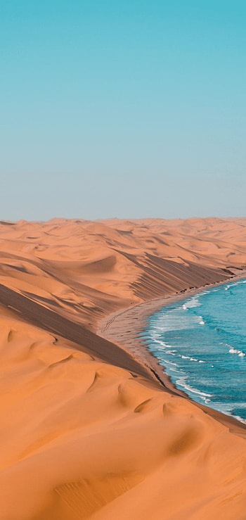 Atlantic Ocean, Deserts HD phone wallpaper