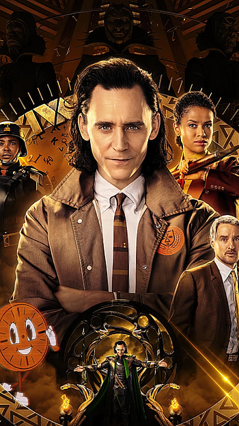 Tom Hiddleston, Mischievous Loki, Marvel series, Character transformation HD phone wallpaper