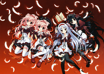 11 eyes, anime girl, awesome, anime, art, beautiful, artistic HD wallpaper