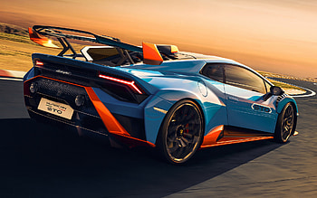 STO Side View, Lamborghini Huracan HD wallpaper