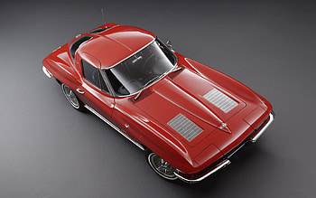 chevrolet corvette sting ray 1963, chevrolet, corvette, red, cars HD wallpaper